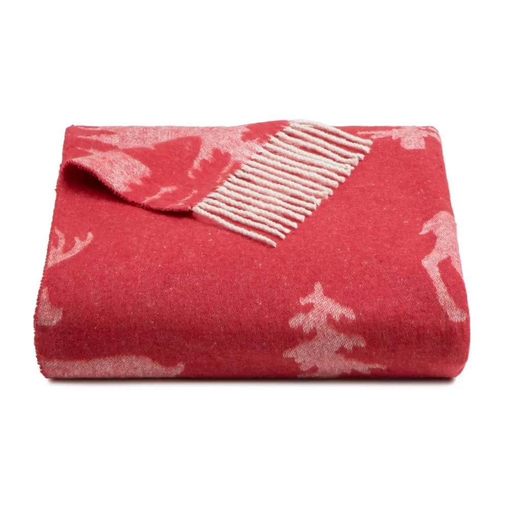 Fabrics - Babele recycled-cotton moose throw - SOFIA TOSCANO