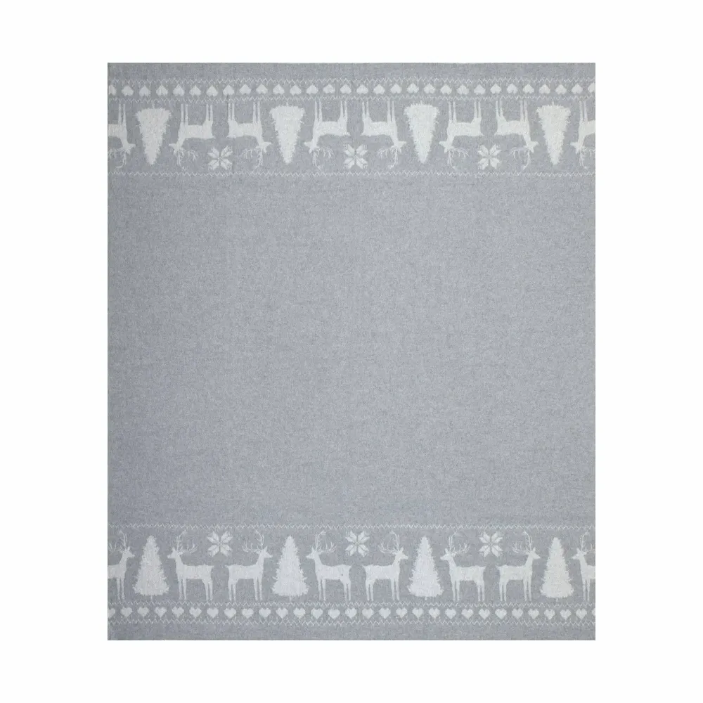 Fabrics - Babele recycled-cotton Christmas ruffle throw - SOFIA TOSCANO