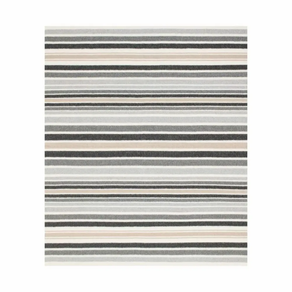 Fabrics - Super Soft Babele Stripe recycled-cotton throw - SOFIA TOSCANO