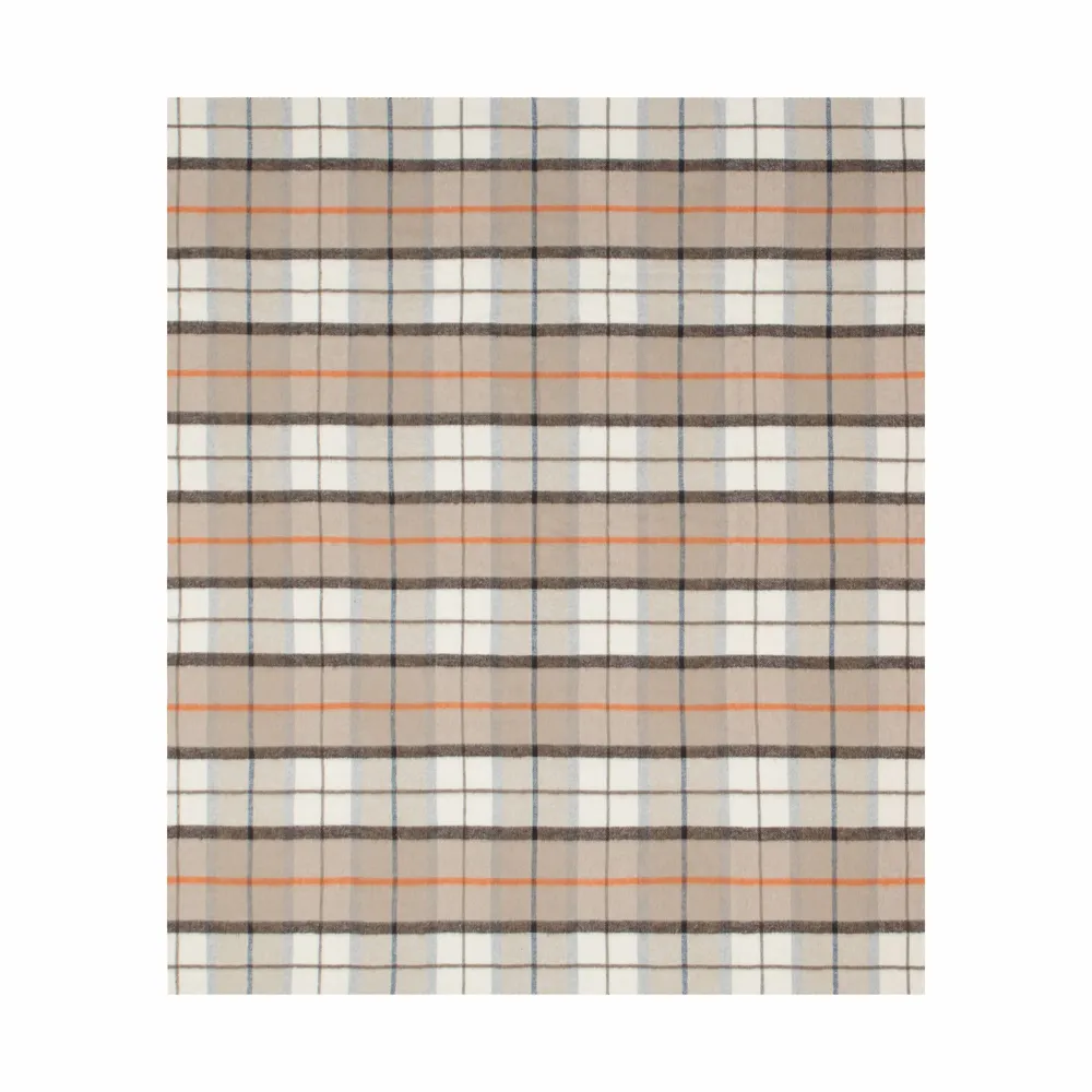 Fabrics - Super Soft Babele Check recycled-cotton throw - SOFIA TOSCANO