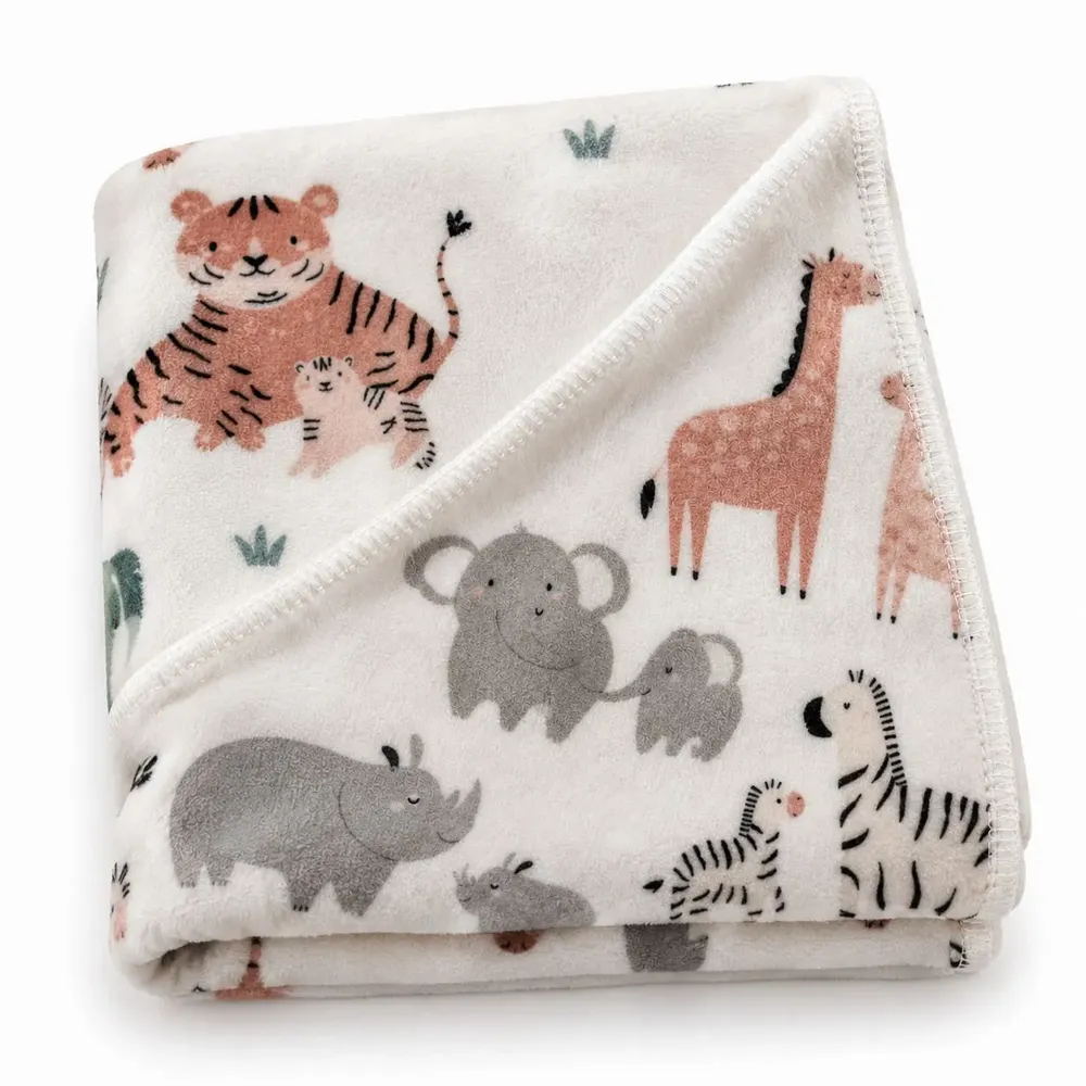 Throw blankets - Babies Giraffes blanket - SOFIA TOSCANO