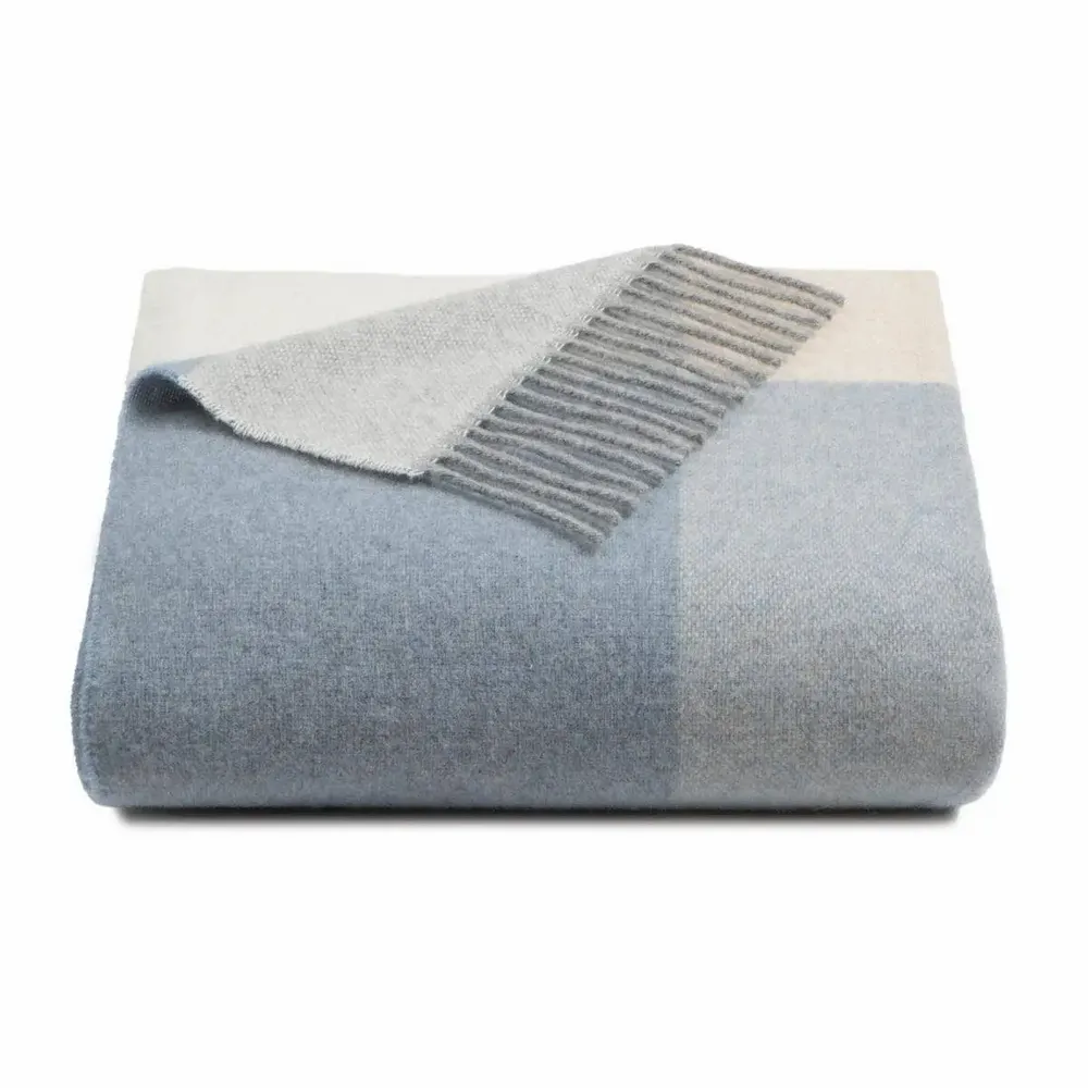 Fabrics - Lira recycled wool and cashmere throw - SOFIA TOSCANO