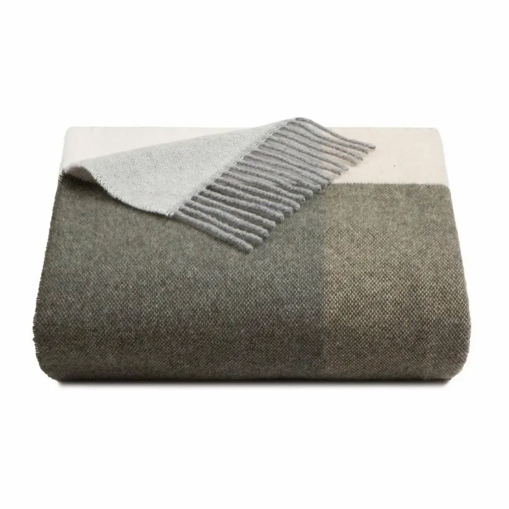 Fabrics - Lira recycled wool and cashmere throw - SOFIA TOSCANO