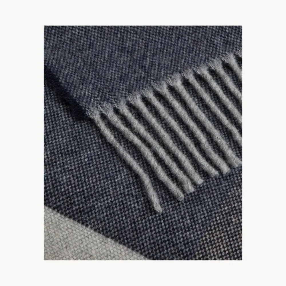 Fabrics - Lira recycled wool and cashmere throw - SOFIA TOSCANO