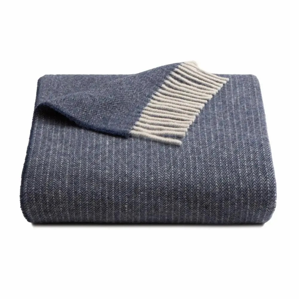 Fabrics - Nitra 100 recycled wool and cashmere throw - SOFIA TOSCANO