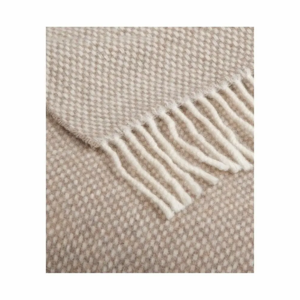 Fabrics - Dream recycled wool and cashmere throw - SOFIA TOSCANO