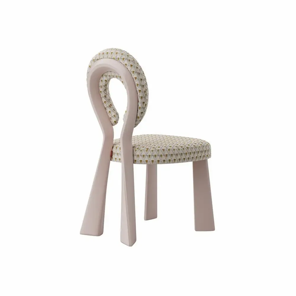 Chairs - Mary II Dining Chair with Upholstered Legs Handmade By Ottiu - OTTIU