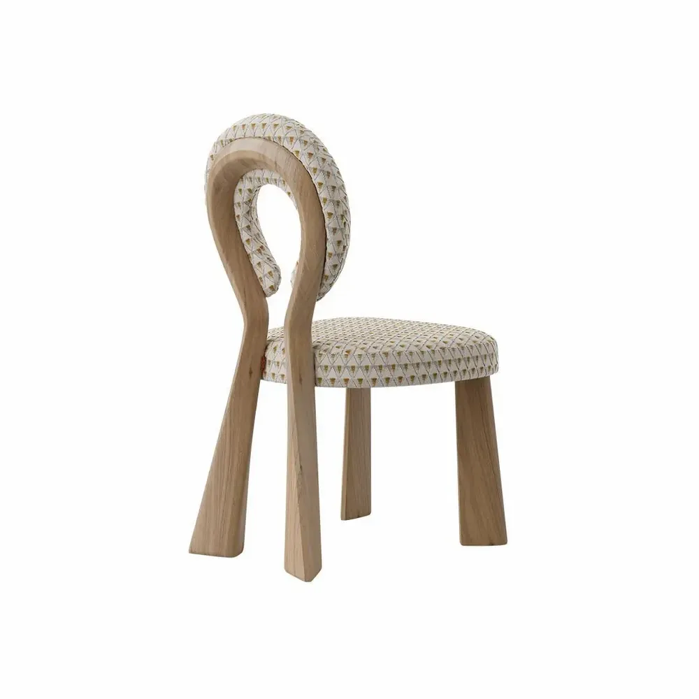 Chairs - Mary II Dining Chair with Wood or Lacquered legs Handmade By Ottiu - OTTIU