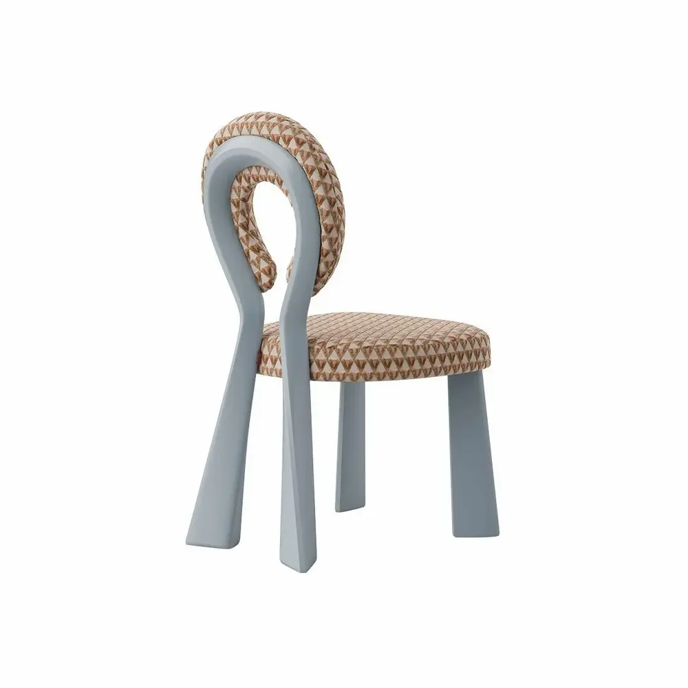 Chairs - Mary II Dining Chair with Wood or Lacquered legs Handmade By Ottiu - OTTIU