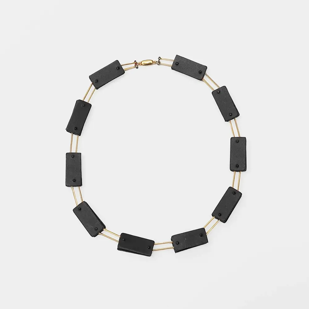 Bijoux - Collier à rectangles parallèles - C.KARAKALPAKI