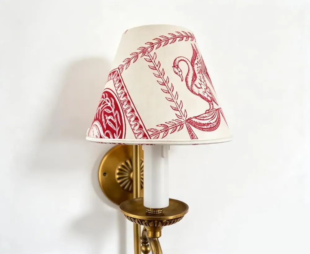 Appliques - Abat-jour toile de Jouy Diane - CHATEAU TALES