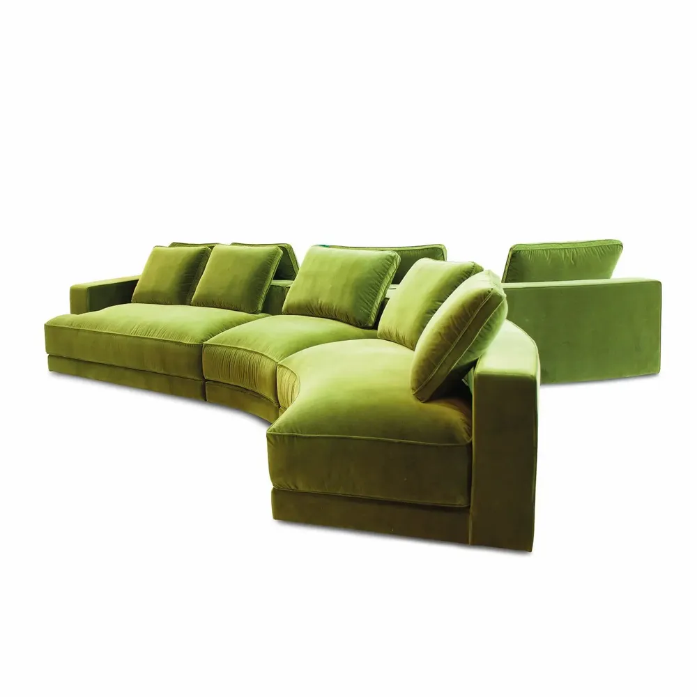 Canapés pour collectivités - Manhattan| Canapé rond double-face sur mesure - CREARTE COLLECTIONS