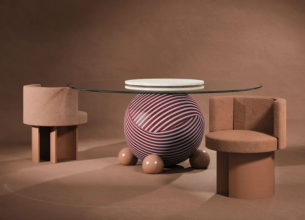 Dining Tables - Circulus Dining Table Handmade By Malabar - MALABAR