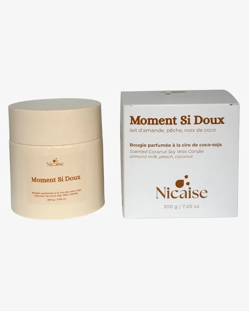 Cadeaux - Moment Si Doux | Bougie parfumée (200g de cire) - NICAISE