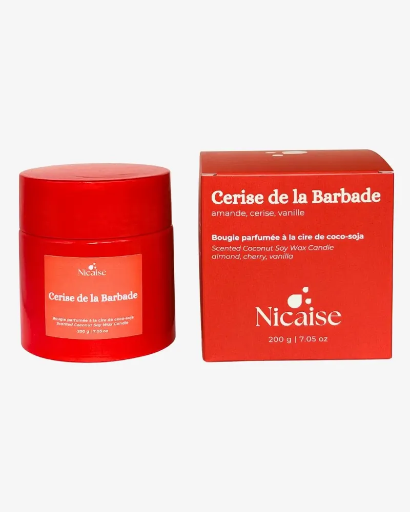 Cadeaux - Cerise de la Barbade | Bougie parfumée (200g de cire) - NICAISE