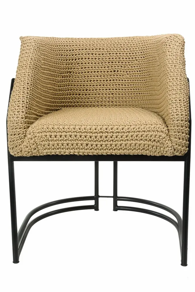 Fauteuils - Fauteuil Monogramm - V&V MACRAME