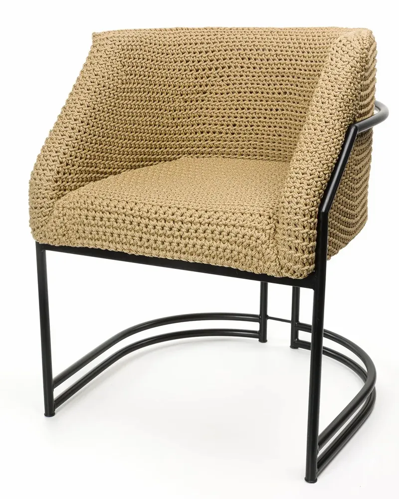 Fauteuils - Fauteuil Monogramm - V&V MACRAME