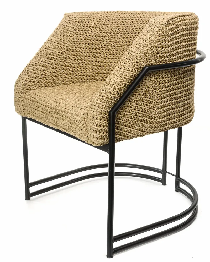 Fauteuils - Fauteuil Monogramm - V&V MACRAME