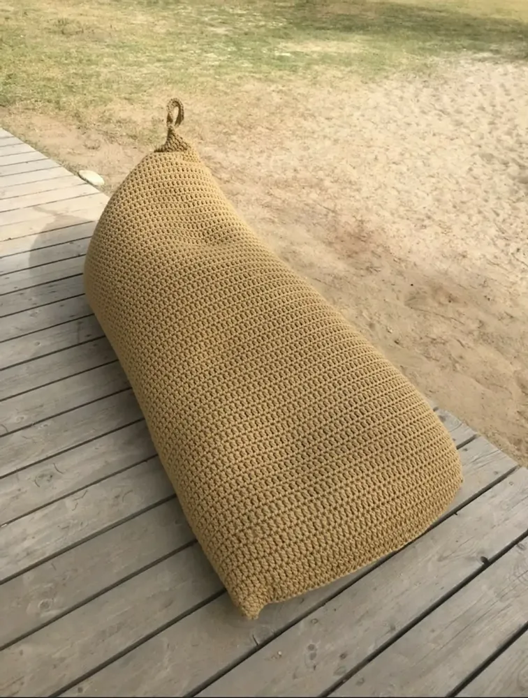 Cushions - Stone Pouf - V&V MACRAME