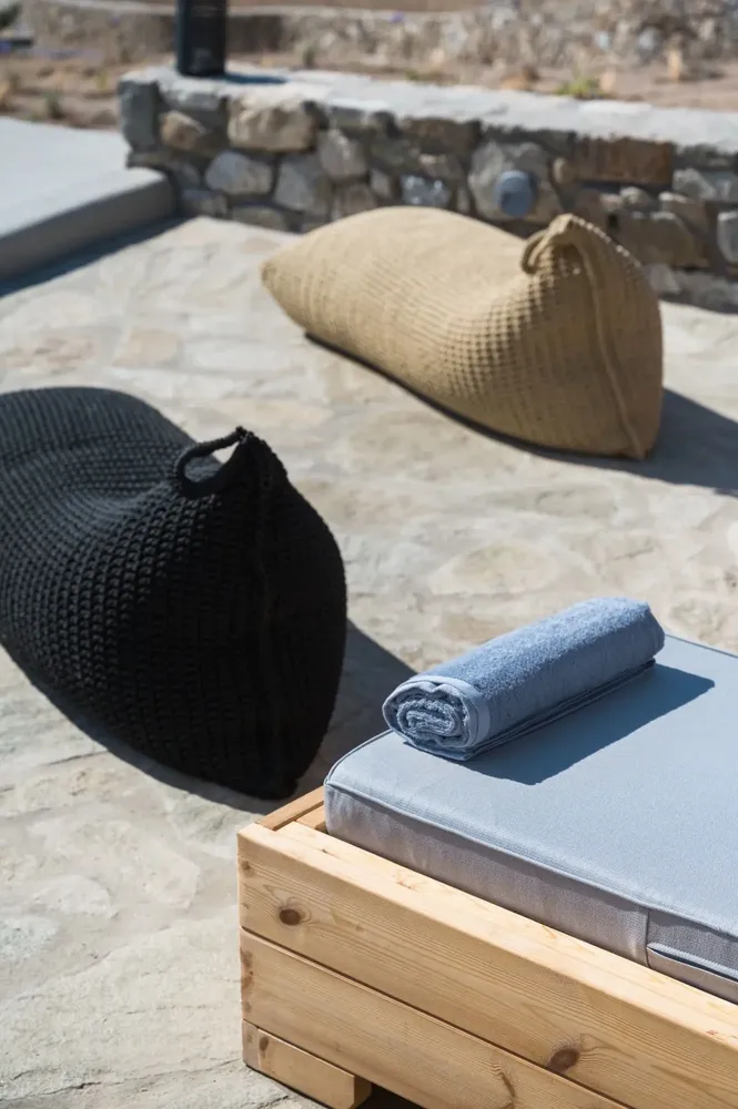 Cushions - Stone Pouf - V&V MACRAME