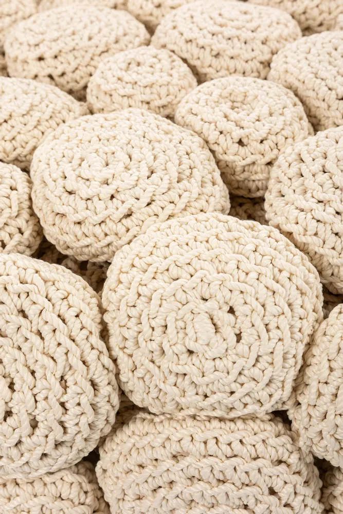 Cushions - Waterlily Pouf - V&V MACRAME
