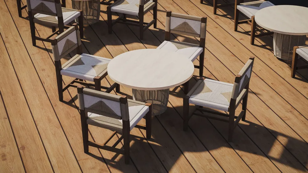Coffee tables - Irida Table - V&V MACRAME