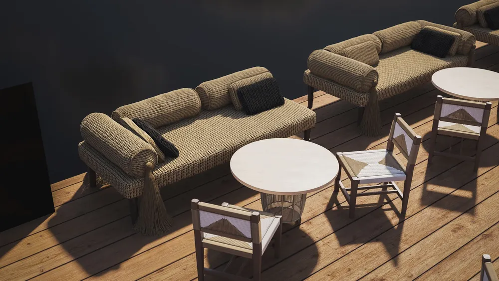 Coffee tables - Irida Table - V&V MACRAME