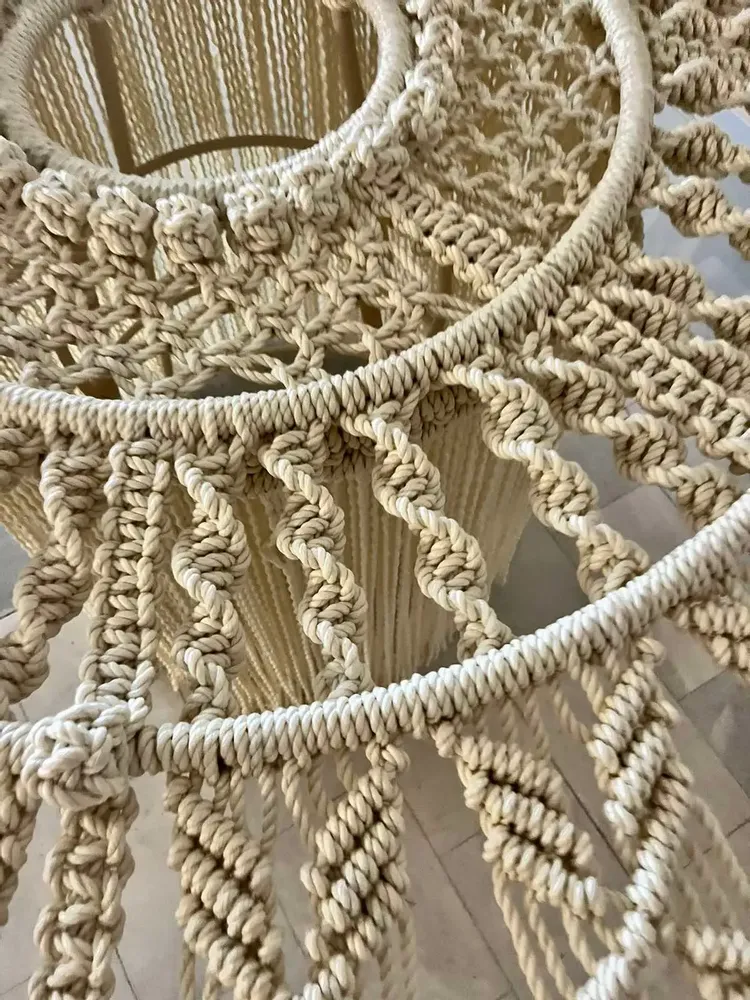 Dining Tables - Jannet Macrame Table - V&V MACRAME