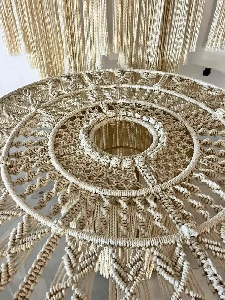 Dining Tables - Jannet Macrame Table - V&V MACRAME