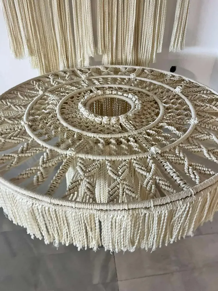 Dining Tables - Jannet Macrame Table - V&V MACRAME