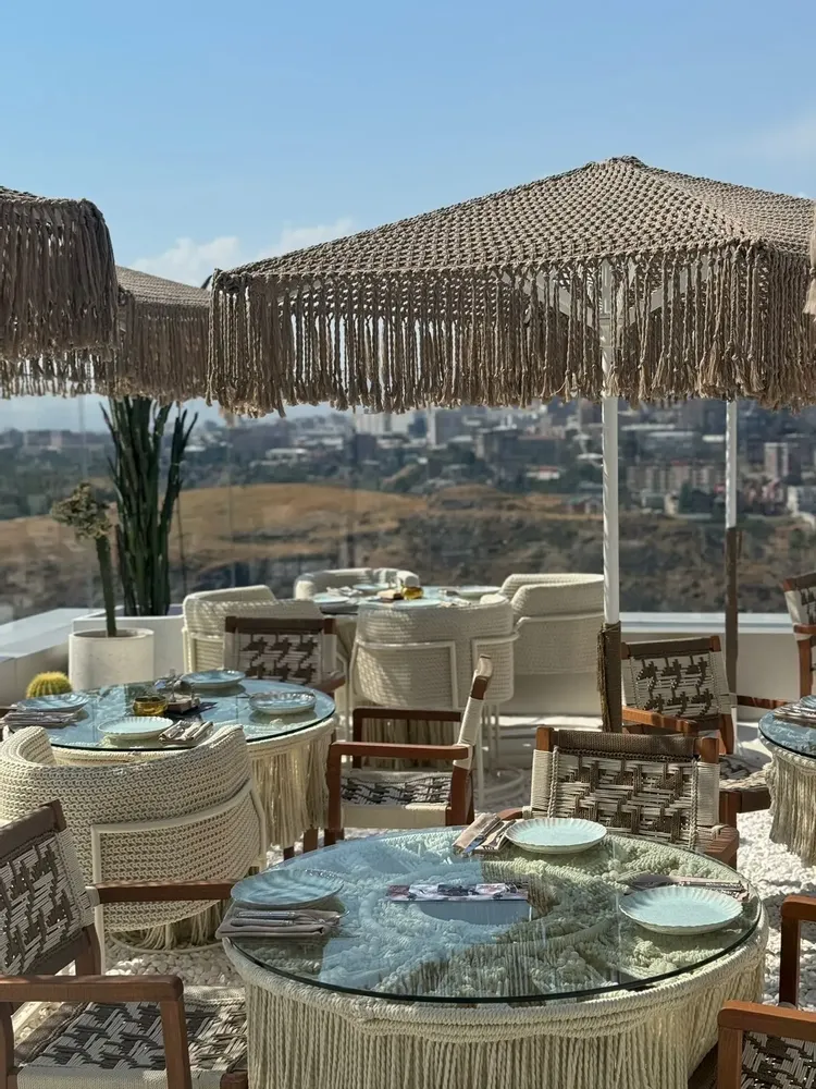 Dining Tables - Jannet Macrame Table - V&V MACRAME