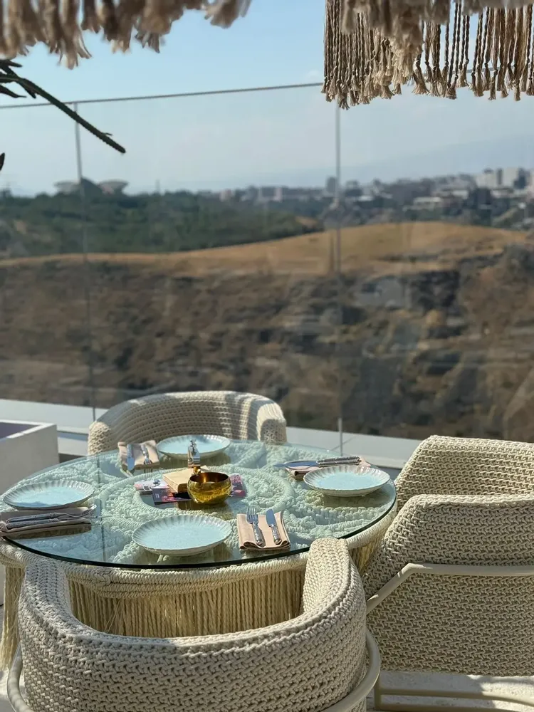 Dining Tables - Jannet Macrame Table - V&V MACRAME