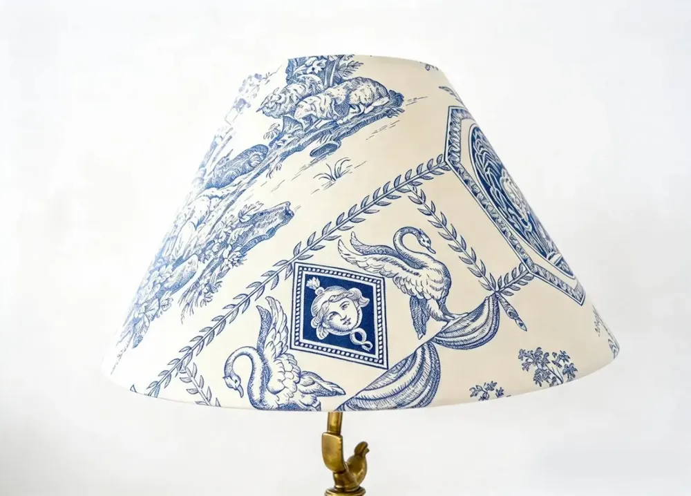 Table lamps - Jouy Diane canvas lampshade - CHATEAU TALES
