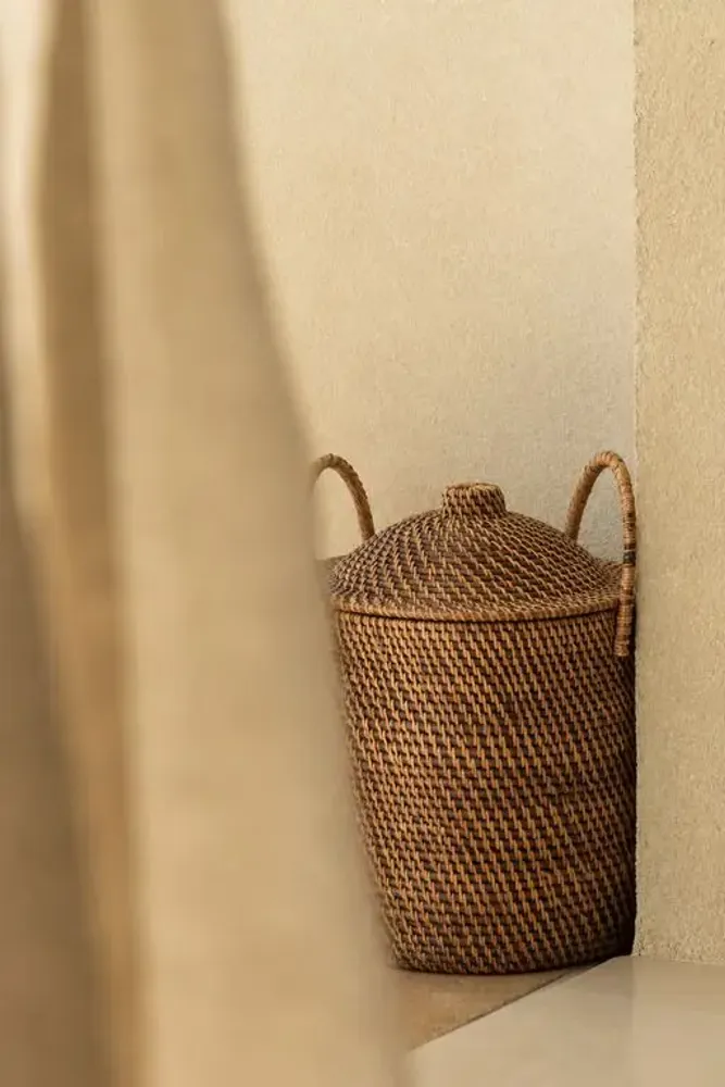 Coffrets et boîtes - Le Panier à Poignées Colonial - Naturel Marron - BAZAR BIZAR LIVING