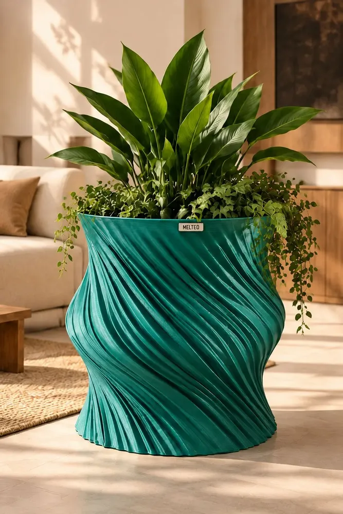 Flower pots - VORTA — Customisable Sculptural Planter - MELTED
