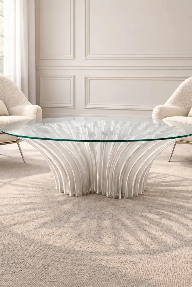 Tables for hotels - CORALIA — Bespoke Sculptural Coffee Table - MELTED