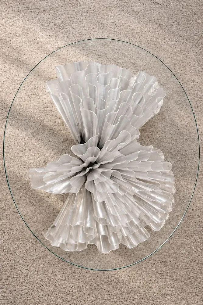 Tables for hotels - CORALIA — Bespoke Sculptural Coffee Table - MELTED