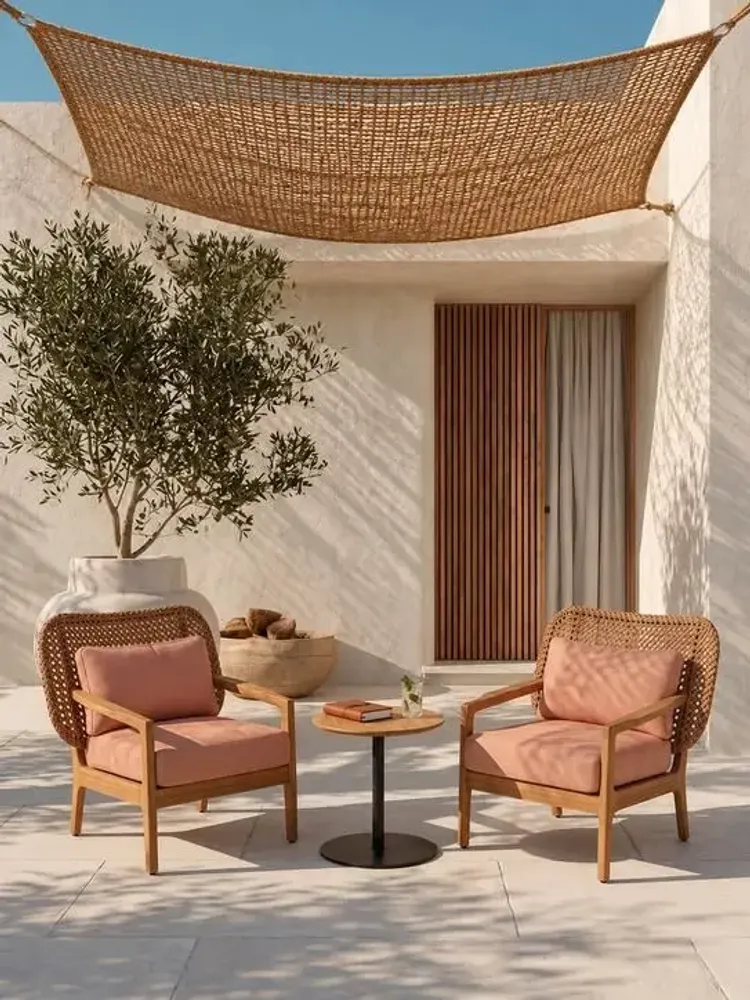 Parasols - Le Coco Shade Carré - Naturel - 300x300 - BAZAR BIZAR LIVING