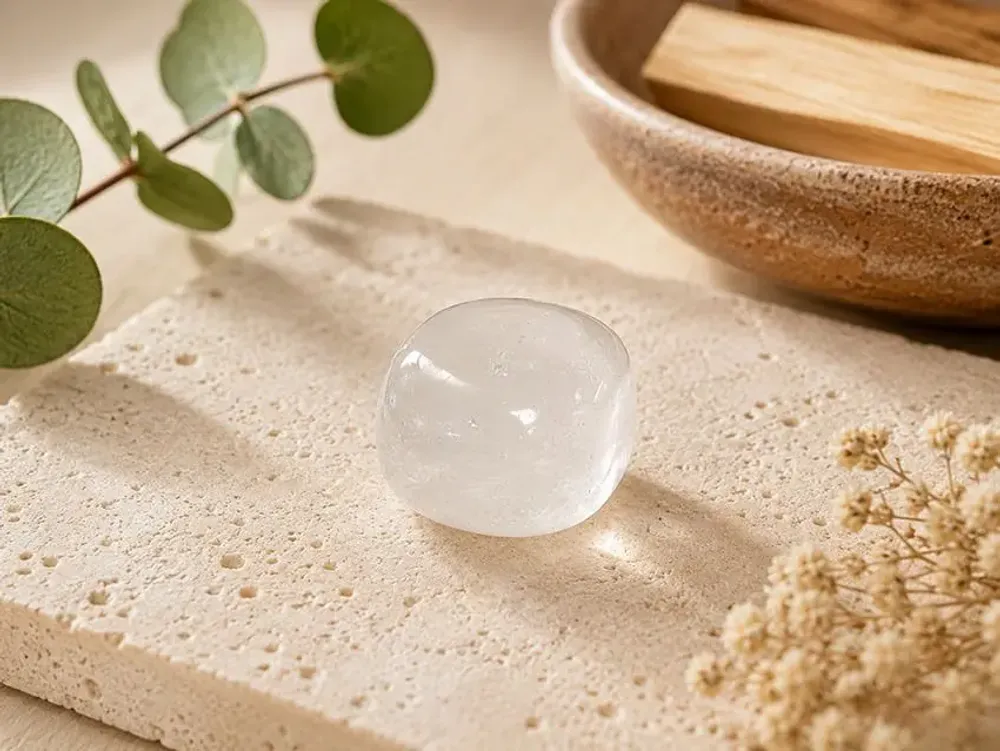 Objets de décoration - Cristal de Roche A Pierre Roulée en Boîte 2-3 cm - ARABESK