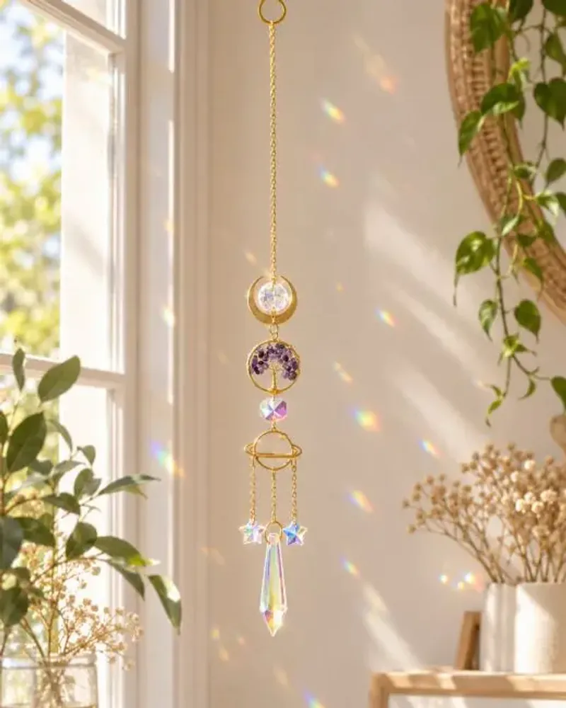 Decorative objects - Suncatcher Tree of Life in Amethyst - ARABESK