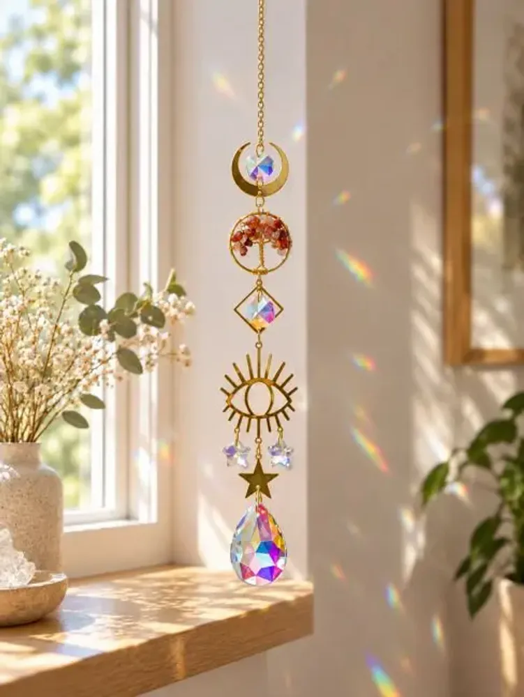 Objets de décoration - Attrape-soleil Arbre de Vie en Cornaline - ARABESK