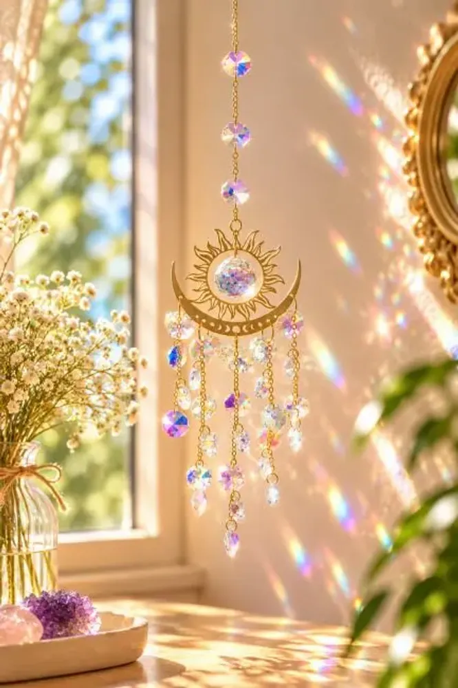 Objets de décoration - Attrape-soleil Soleil et Lune - ARABESK