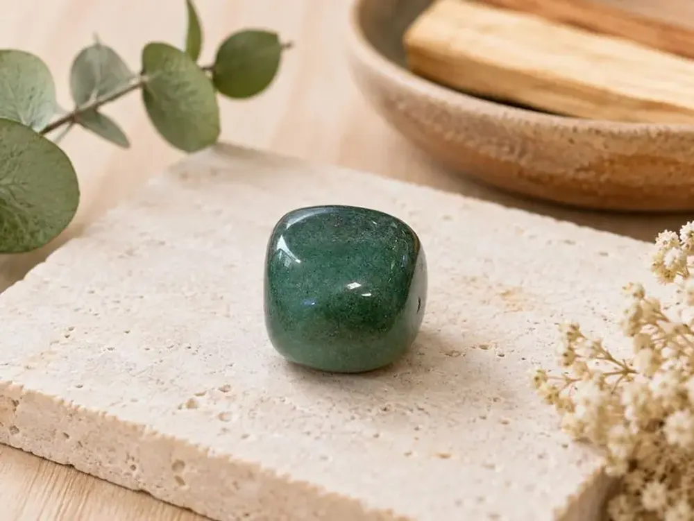 Objets de décoration - Aventurine Verte A Pierre Roulée en Boîte 2-3 cm - ARABESK