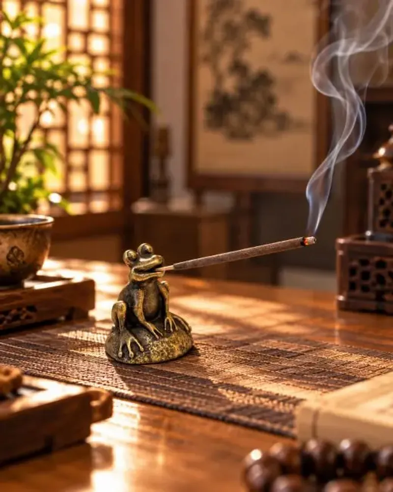 Scents - Frog Incense Holder 4,5 cm - ARABESK
