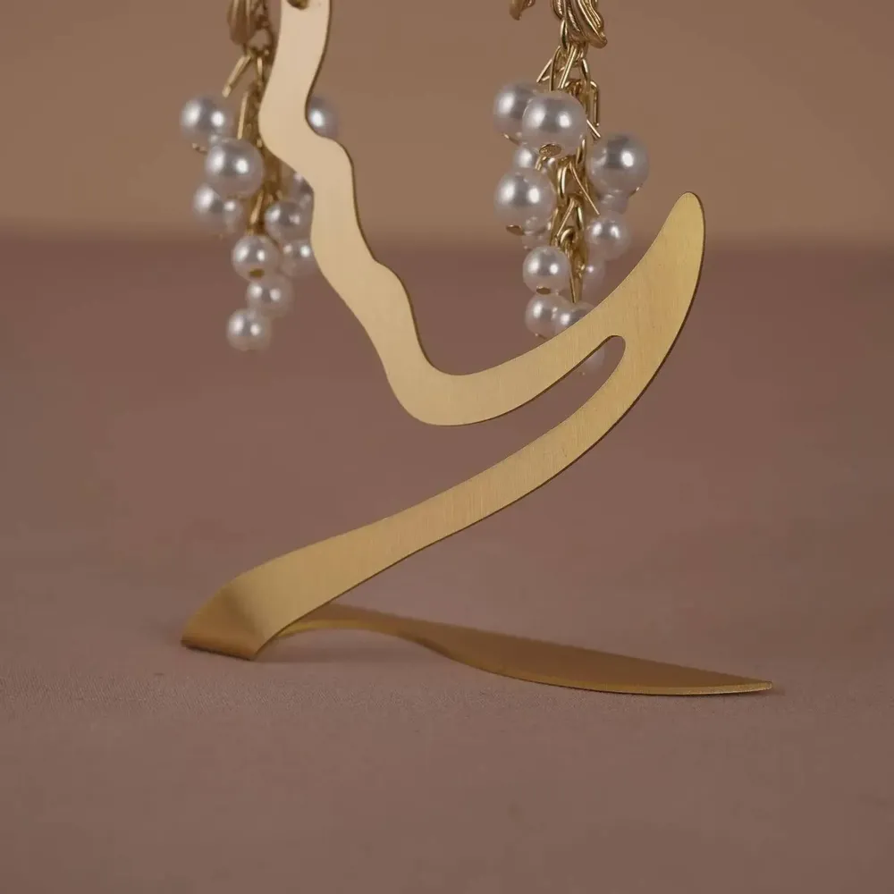 Objets de décoration - Porte-boucles d'oreilles silhouette en laiton - WHISPERING WOODS