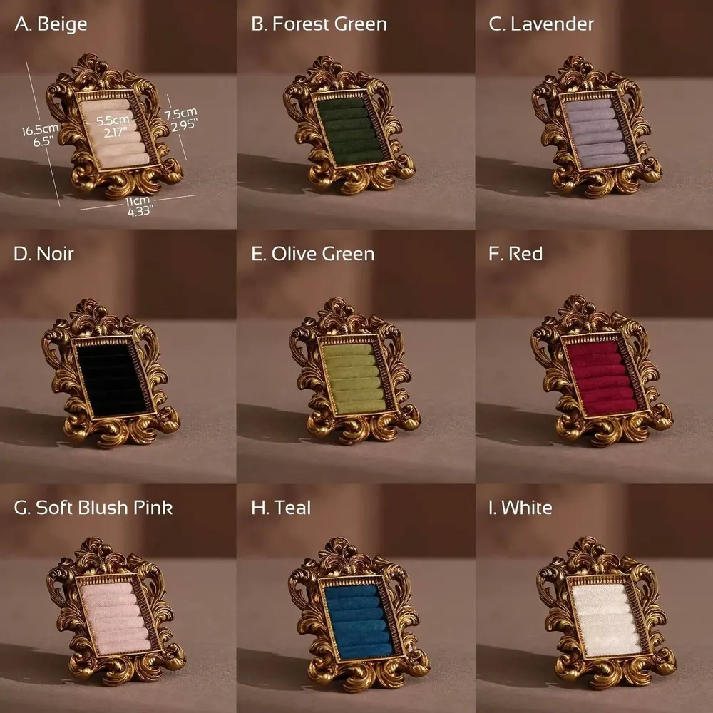 Objets de décoration - Cadre de présentation baroque doré pour bijoux - WHISPERING WOODS