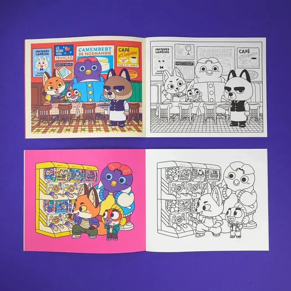 Stationery - Coloring book “Rémi et Compagnie” - 28 pages - YEAAAH! STUDIO
