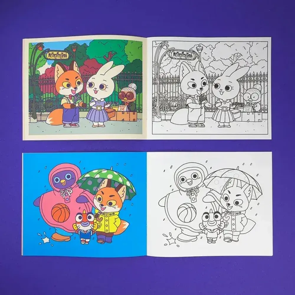 Stationery - Coloring book “Rémi et Compagnie” - 28 pages - YEAAAH! STUDIO