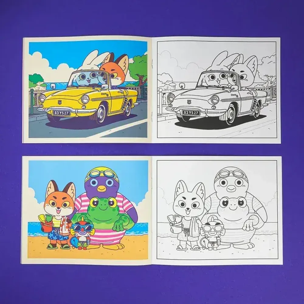 Stationery - Coloring book “Rémi et Compagnie” - 28 pages - YEAAAH! STUDIO
