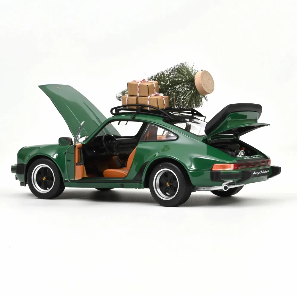 Other Christmas decorations - Porsche 911 Turbo 3.3 1980 Christmas Green 1:18 - NOREV